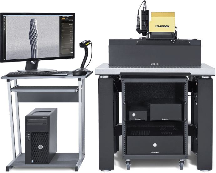 The Exaddon CERES µAM Print System, enabling submicrometer metal 3D printing at room temperature with no post-proceeding.